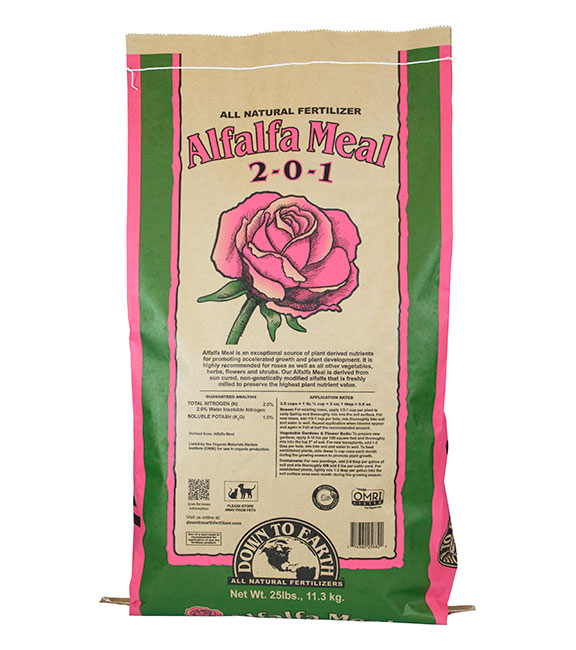 Image of Alfalfa meal natural nitrogen fertilizer